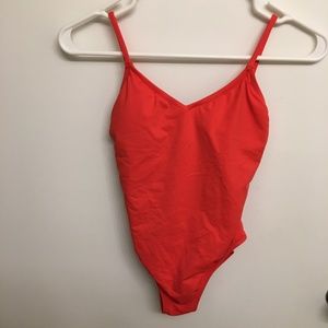 J.Crew ballet one-piece swimsuit in Italian matte